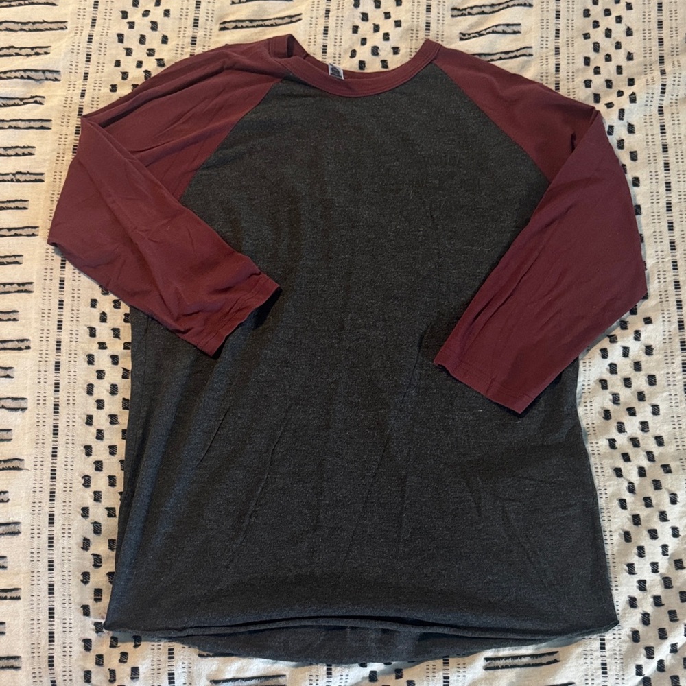 Men's “Rogue Barbell Club” Two-Tone 3/4 Sleeve Raglan Tee